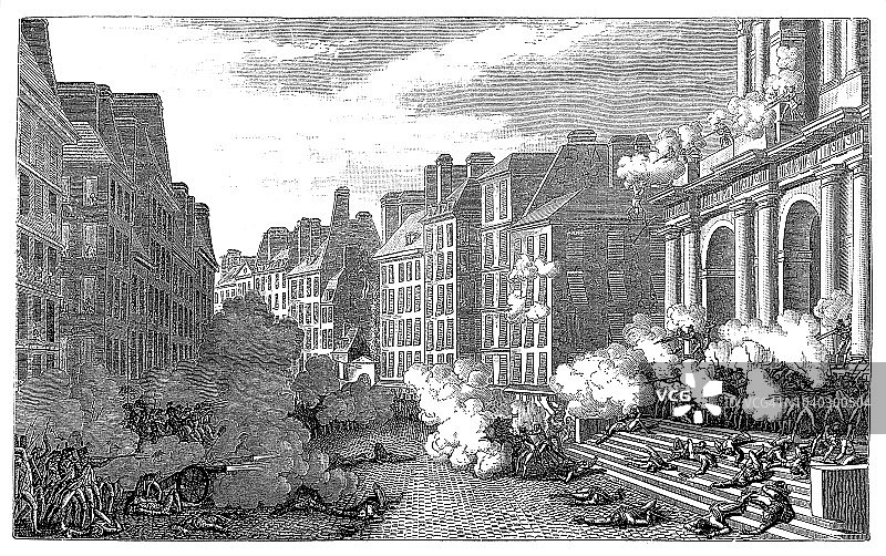 葡月13日：波拿巴平息叛乱图片素材