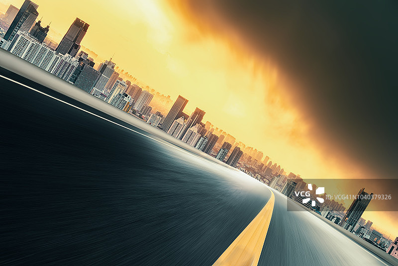 城市道路图片素材