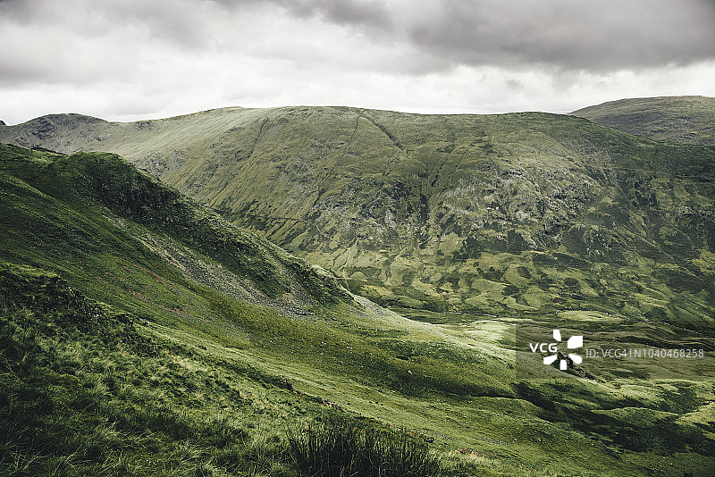 丘陵与山谷图片素材