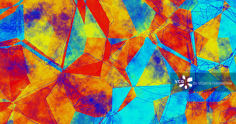 抽象3D几何图案背景图片素材