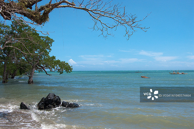 巴拉望海景，靠近菲律宾南维德岛的偏远地区图片素材