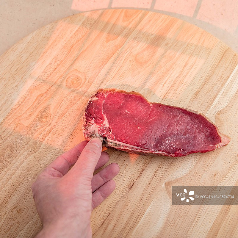 阿基坦金发牛肉图片素材