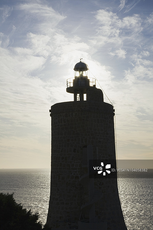 扎哈拉·德·洛斯·阿图内斯附近的光明灯塔图片素材