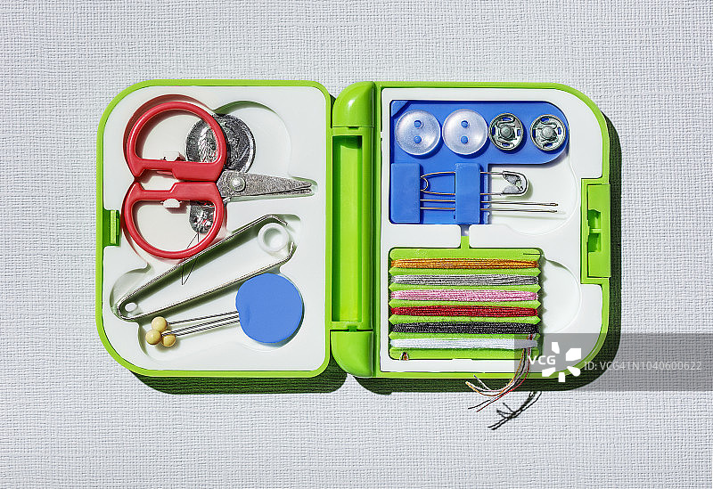 完整缝纫工具包图片素材
