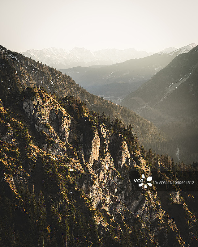 日落时的约赫贝格图片素材