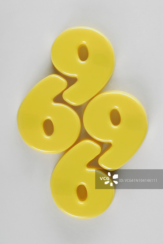 四个数字的特写镜头图片素材