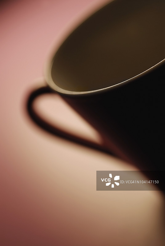 空杯子的特写镜头图片素材