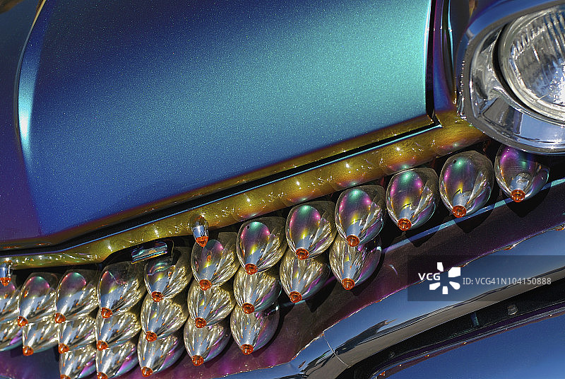 汽车格栅特写图片素材