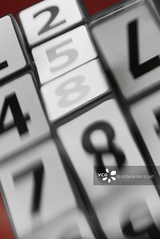 运动中的数字特写图片素材