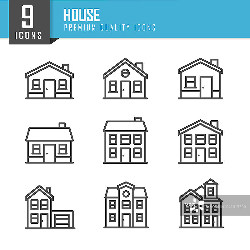 现代家居图标合集图片素材
