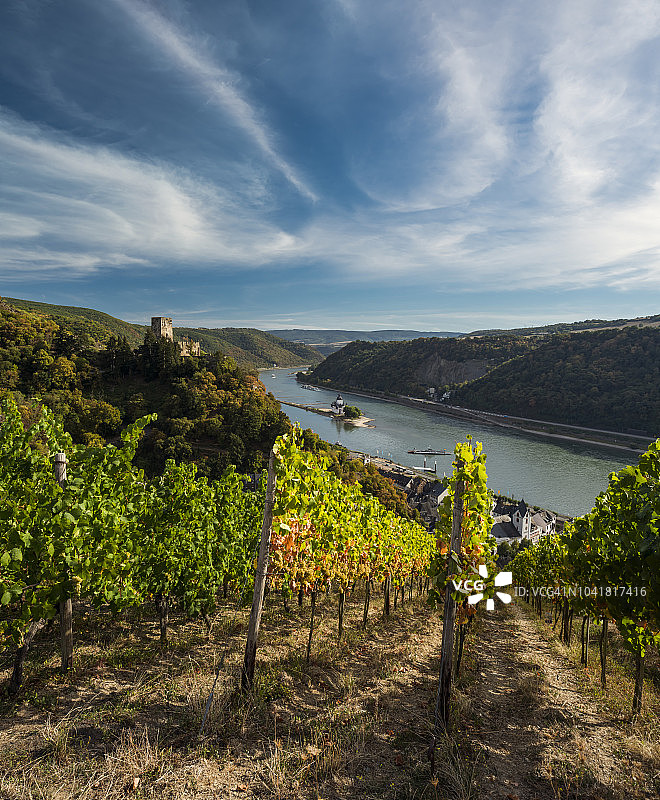考布的莱茵河（初秋）图片素材