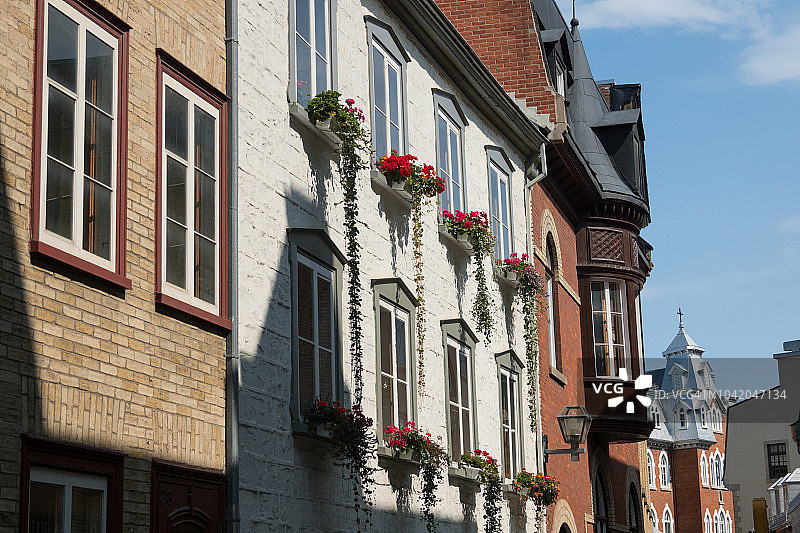 魁北克老城图片素材