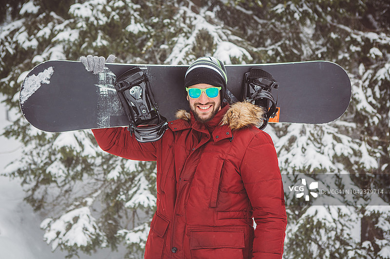 冬天的肖像图片素材