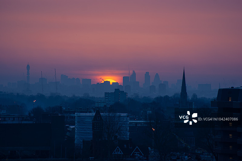 伦敦全景图片素材