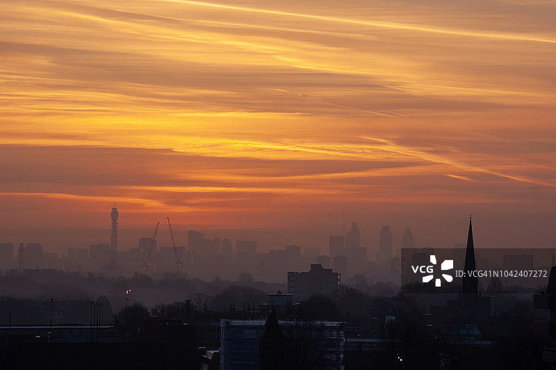 伦敦全景图片素材