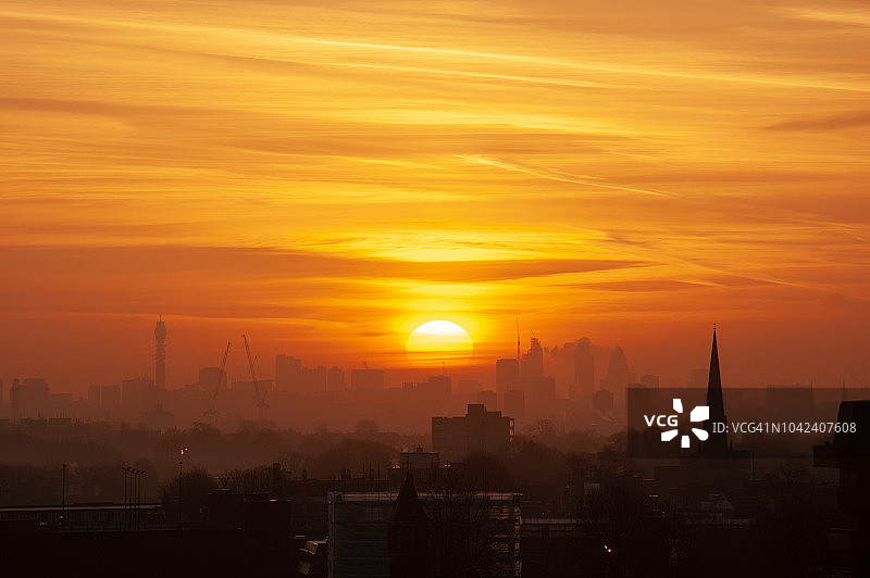 伦敦全景图片素材