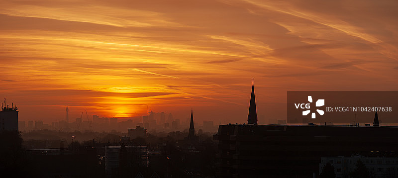 伦敦全景图片素材