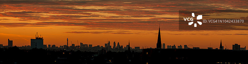 伦敦全景图片素材