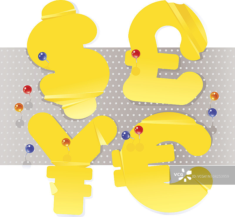 金融便利贴图片素材