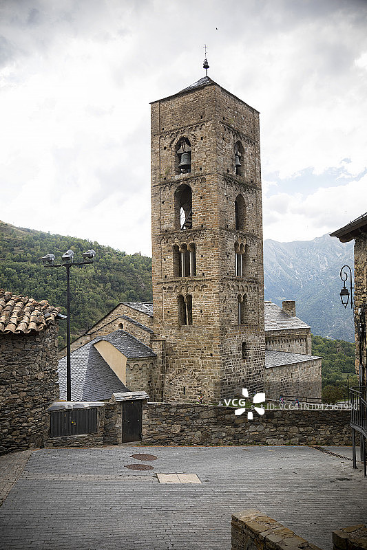 杜罗罗马式教堂，博伊谷，莱里达，加泰罗尼亚，西班牙图片素材