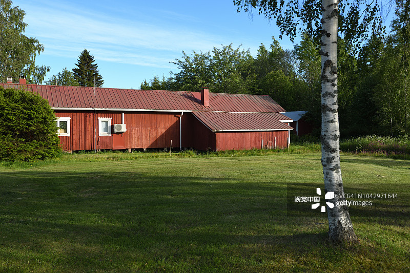 芬兰西部芬兰省希芒卡的船屋图片素材