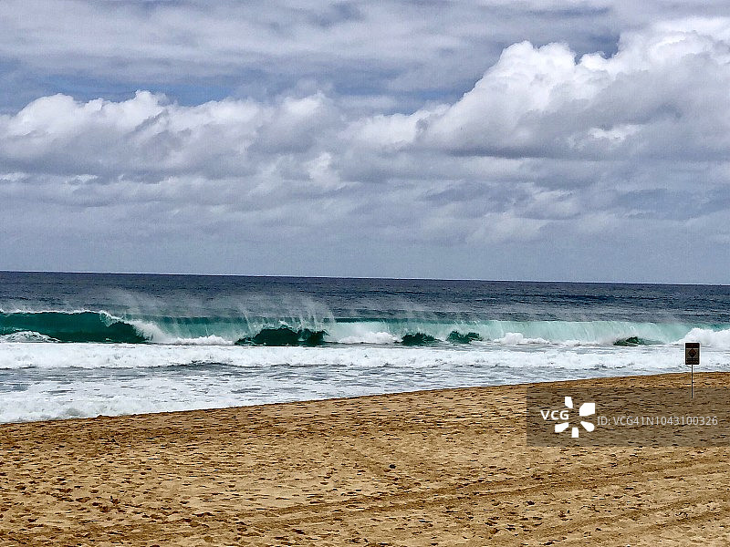 瓦胡岛北岸图片素材