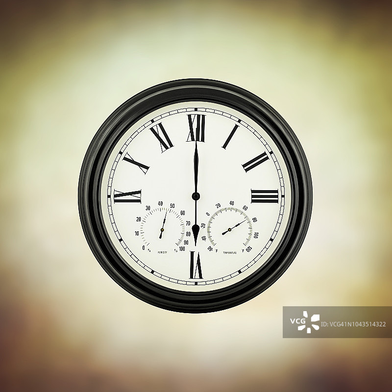 六点钟图片素材