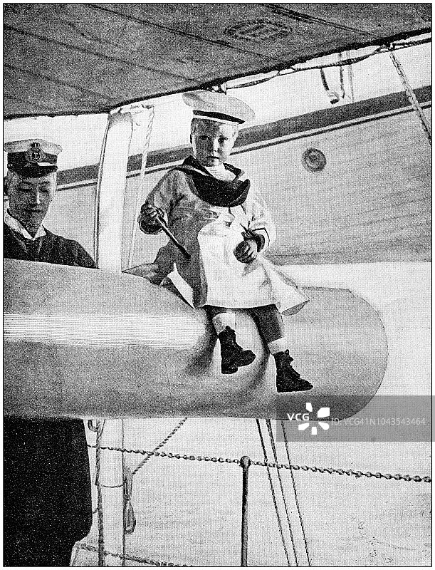 描绘约克王子爱德华的古董画作插图图片素材