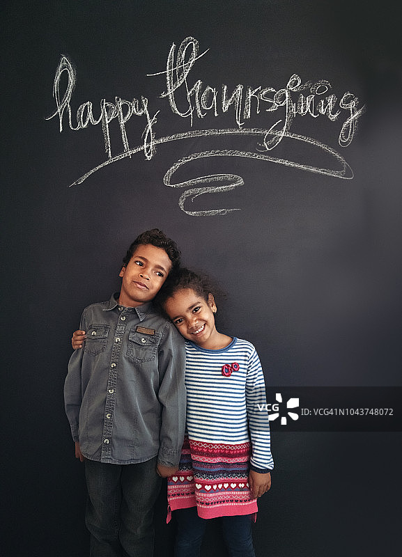 兄妹肖像图片素材