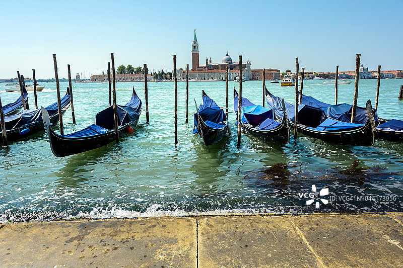 在威尼斯的贡多拉图片素材