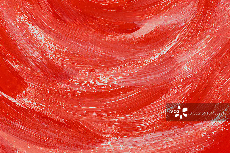纸张纹理背景上的红色笔刷笔触图片素材