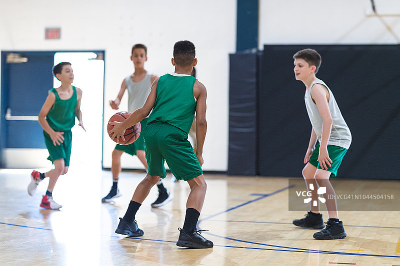 小学生篮球训练图片素材