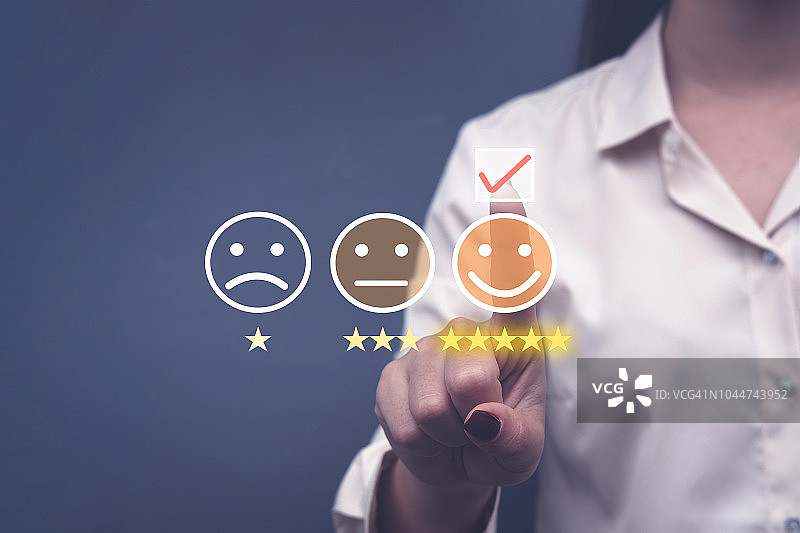 评价等级概念图片素材