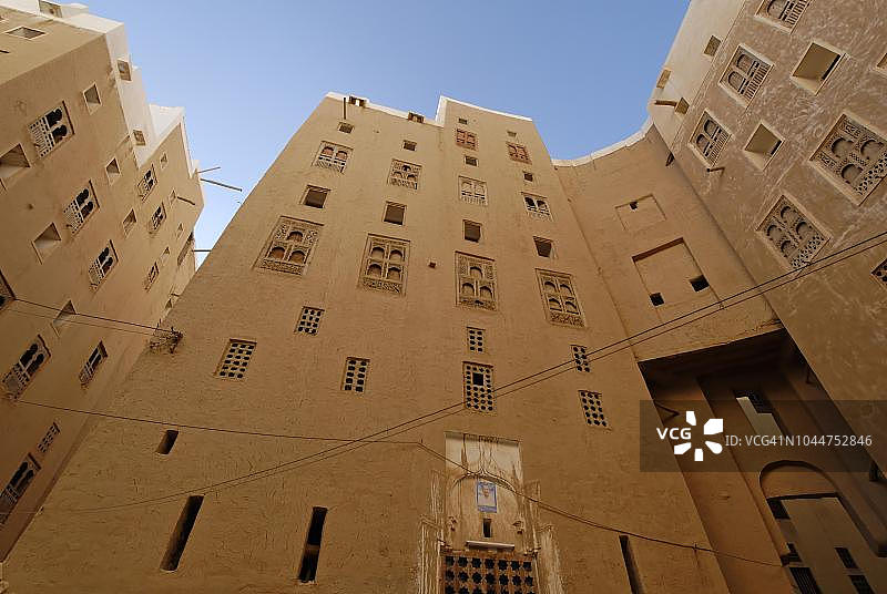也门哈德拉毛省希巴姆老城图片素材