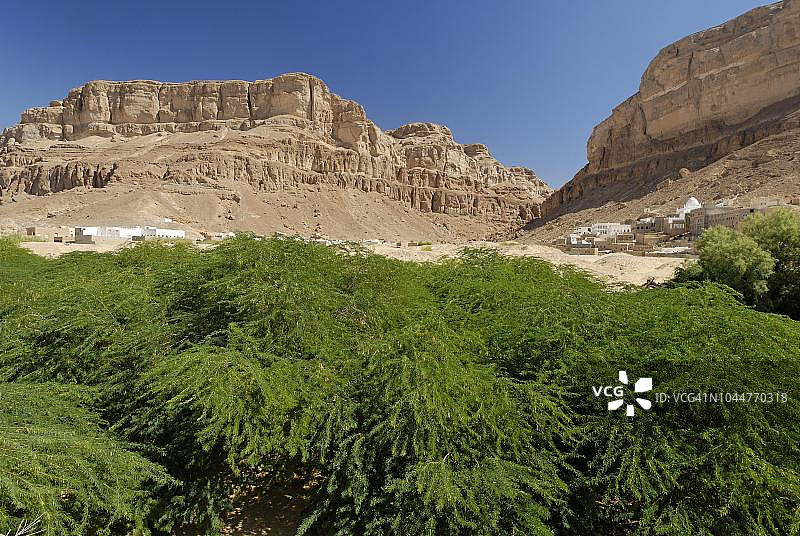 先知胡德的墓地，加布尔胡德朝圣地，哈德拉毛省瓦迪，也门图片素材
