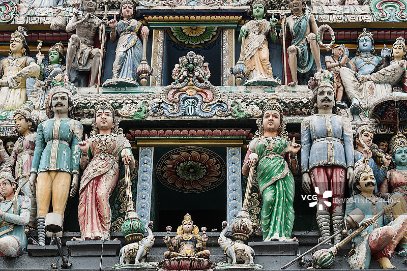 新加坡马里安曼兴都庙图片素材