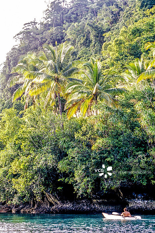 菲律宾布卡斯格兰德岛上的索霍顿湾图片素材