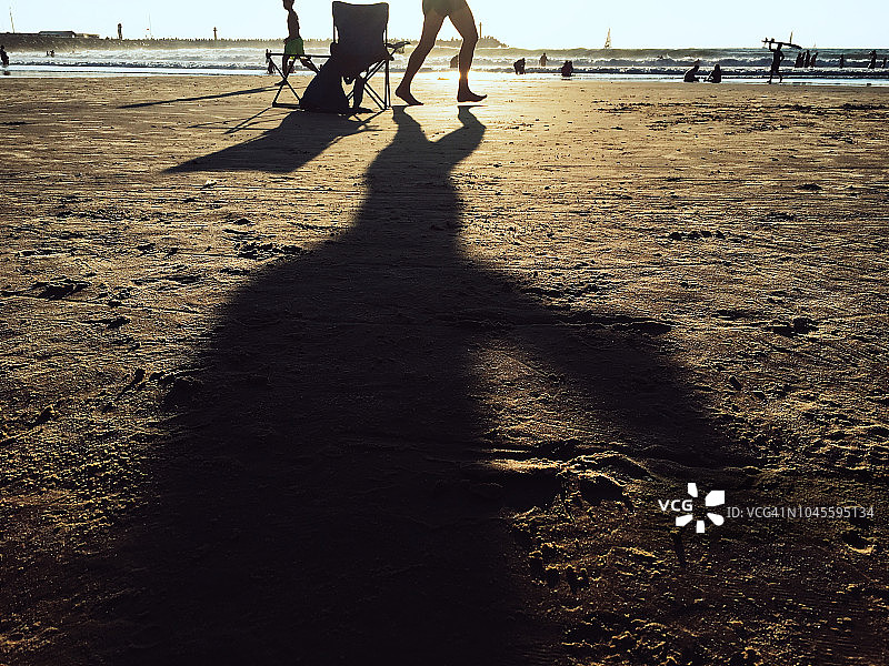 日落地中海海滩图片素材