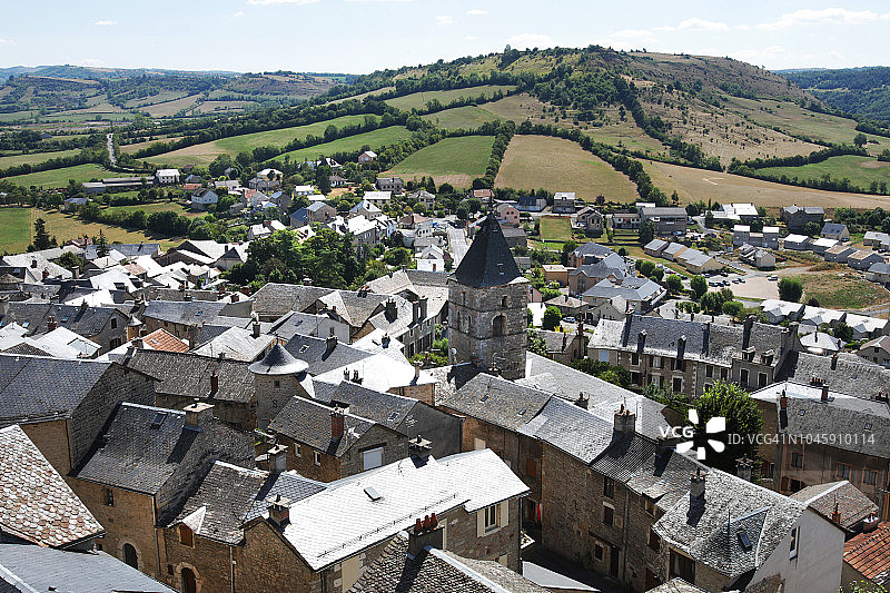 法国南部的塞韦拉克堡村图片素材