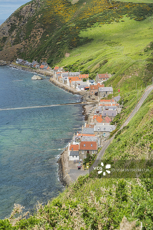 克罗维村，靠近加登斯敦，默里湾，阿伯丁郡，高地地区，苏格兰图片素材