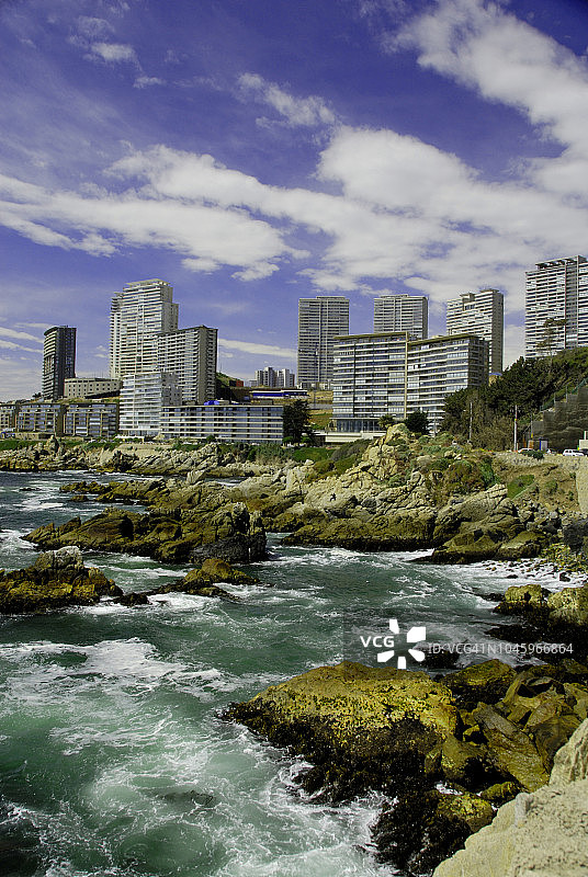 智利康康海滩图片素材