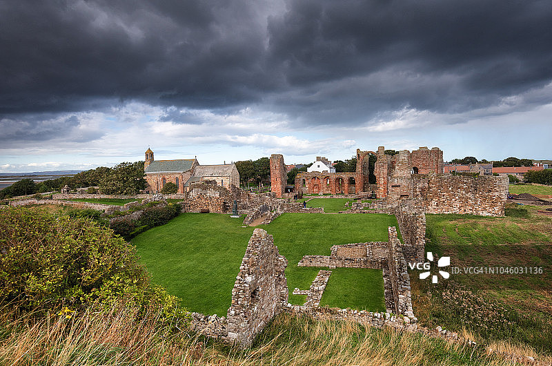 圣岛林迪斯法恩修道院图片素材