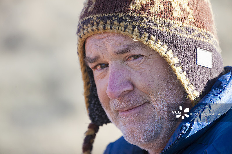 登山者肖像图片素材