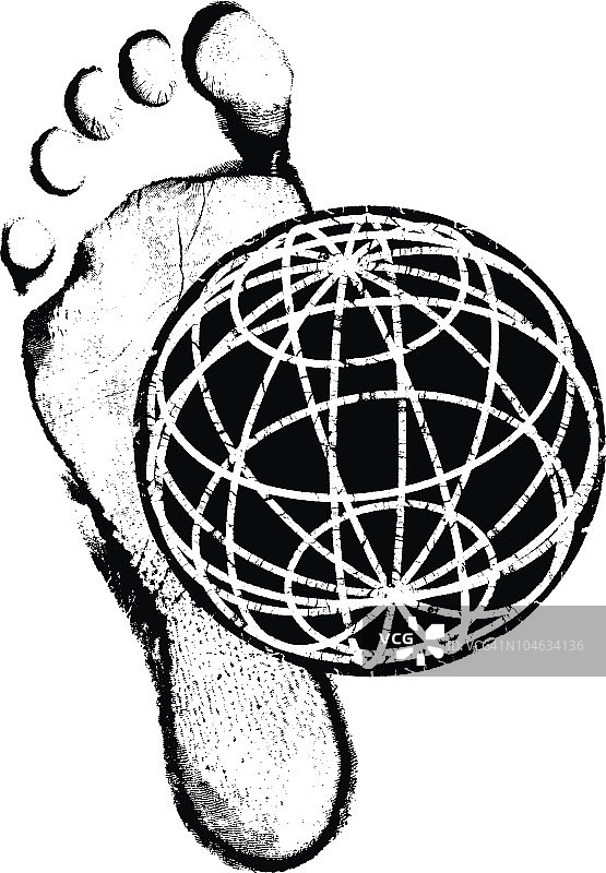 全球足迹图片素材