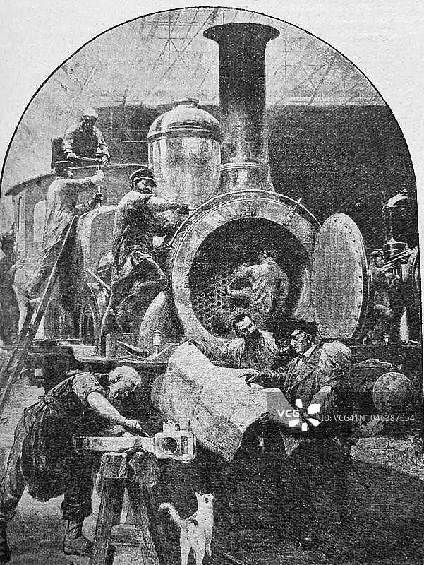 机车发展史：完工图片素材