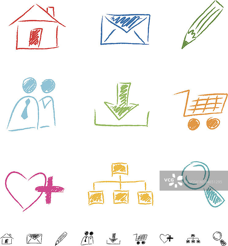 图标合集图片素材