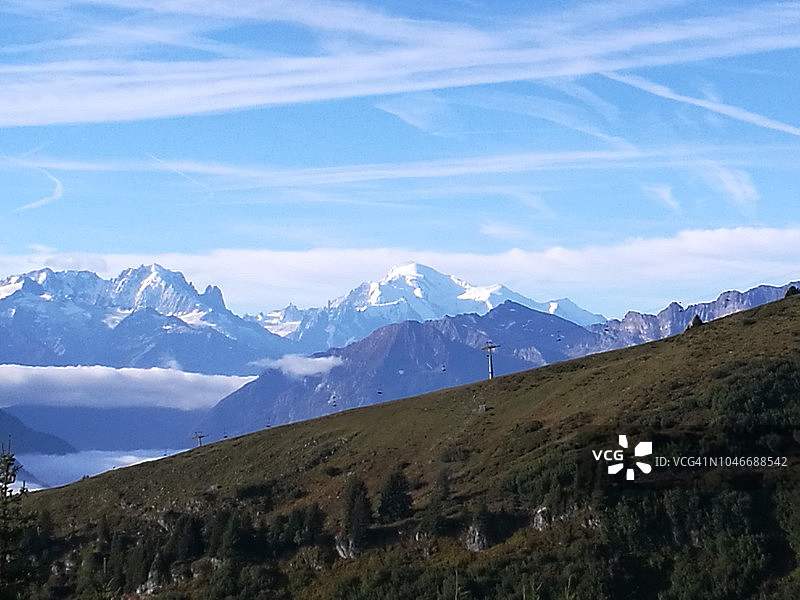 瑞士阿尔卑斯山图片素材
