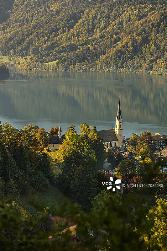巴伐利亚阿尔卑斯山-席尔湖图片素材