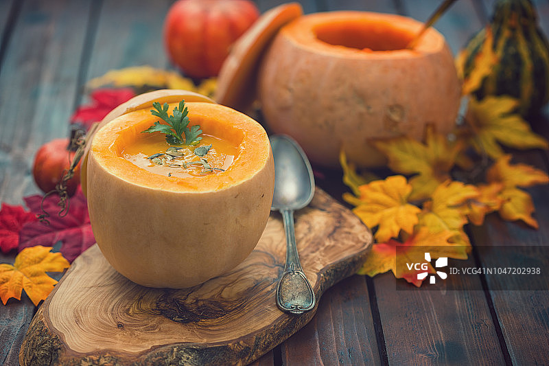 自制南瓜汤图片素材