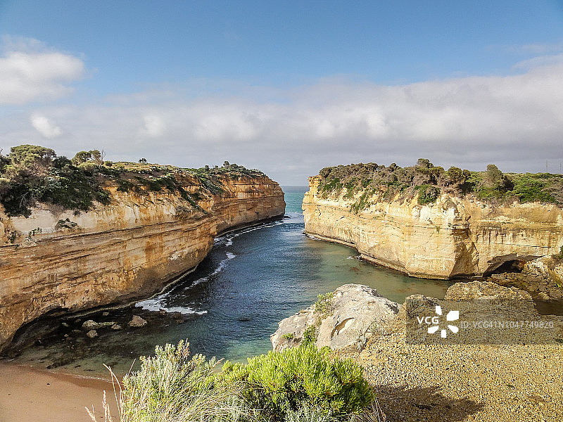 阿德湖峡谷图片素材